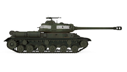 Wall Mural - Military Tank Isolated