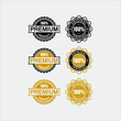 © SEGO Team - Colecction of flat stamp include premium text vector