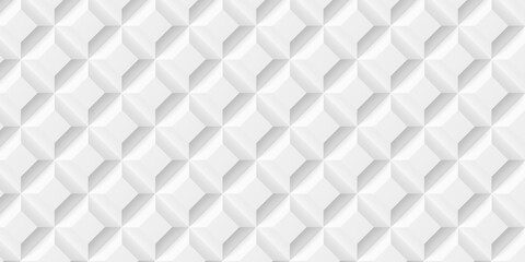 Cut off rotated pyramid white cube boxes block background wallpaper banner template full frame filling