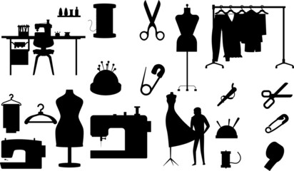 Fashion Designer Silhouettes Fashion Designer SVG EPS PNG