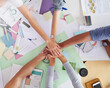 © Lumeez Ismail/peopleimages.com - We like to get hyped up before the planning begins. Shot of a group of creative businesspeople having a meeting.