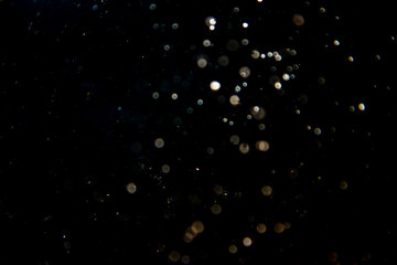 Vintage black bokeh for festival day