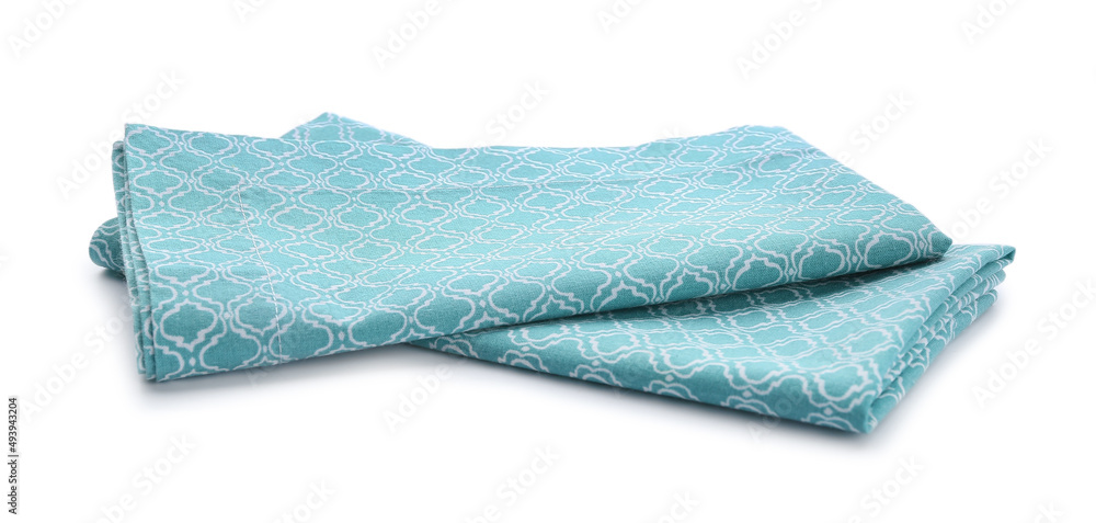 Clean napkins isolated on white