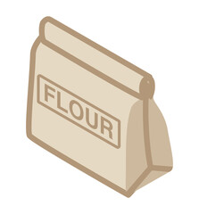 Wall Mural - Flour package