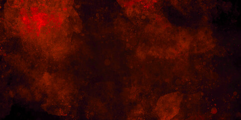 Wall Mural - Red grunge texture and Old wall texture cement black red background abstract dark color design are light with white gradient background.	
