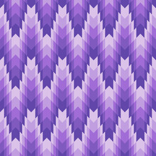 Purple Aztec Design Seamless Pattern.