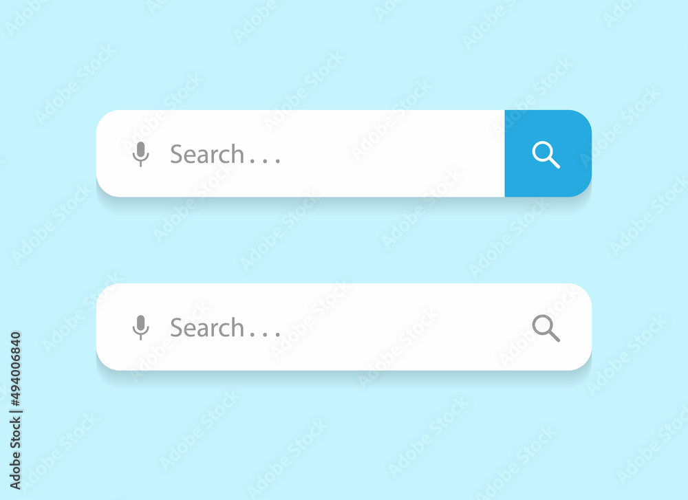 Search Engine Bar Icon Vector of Browser App Stock Vector | Adobe Stock