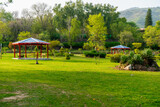 Fototapeta  - A beautiful garden in Islamabad, Pakistan 