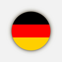 Country Germany. Germany flag. Vector illustration.