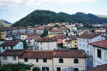 Wall Mural - View of Castelnuovo Garfagnana, Tuscany, Italy