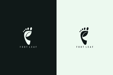 minimal foot logo design, feet logo design