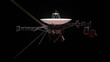 Voyager Space Probe - spacecraft in space (3d illustration)