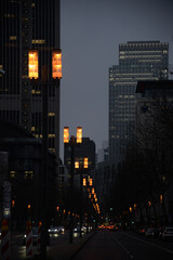 Canvas Print - Abend in Frankfurt