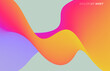 © Login - 3D abstract wavy background with modern gradient colors. Motion sound wave. Vector illustration for banner, flyer, brochure, booklet, presentation or websites design.