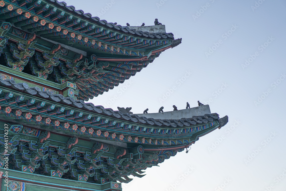 한국 전통 궁 건물 Stock Photo | Adobe Stock