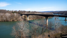 Overlook Of The Potomac River At Shepherdstown West Virginia