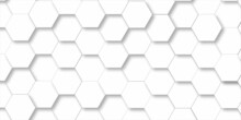 Abstract Background With Seamless Pattern With Hexagons . White Soft Light Bubbles Pattern Of Hydrogel Balls As Contemporary Abstract Background.