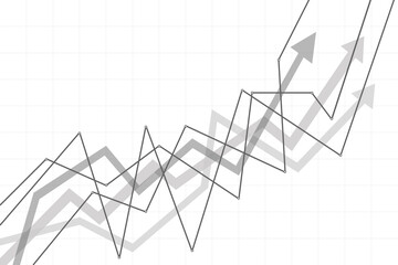 economic chart, statistics analysis graph