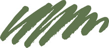 Abstract Green Paint Brush