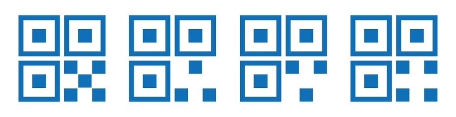 Barcode Icon. Code Scanner Icon. QR Code Icon, Vector Illustration with Background
