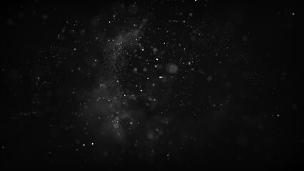 Wall Mural - White Particles Loop Background