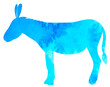© zolotons - donkey watercolor silhouette isolated vector