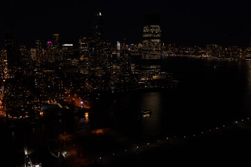 Wall Mural - night over manhattan