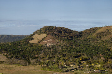 Poster - Amazing aerial view of the Yumuri valley landscape view, Matanzas, Cuba