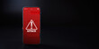 © Maksym - Hacker security cyber attack smartphone. Digital mobile phone isolated on black. Internet web hack technology. Login and password, cybersecurity banner concept.
