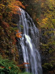  waterfall in autumn