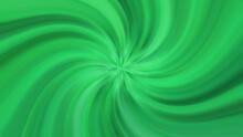 Spiral Green Vortex Spinning On 4K Background.