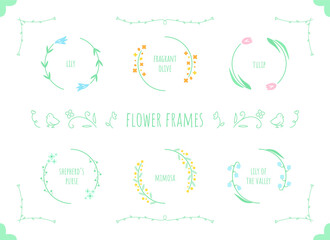  植物　フレーム