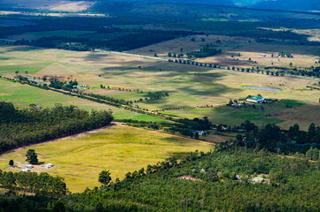 Poster - High angle view of beautiful landscape