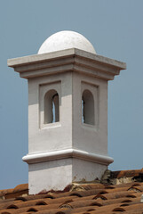 Sticker - Smokestack detail in colonial house of La Antigua Guatemala