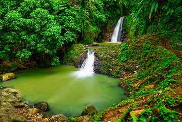 Wall Mural - A view of Seven Sisters Waterfalls on Grenada