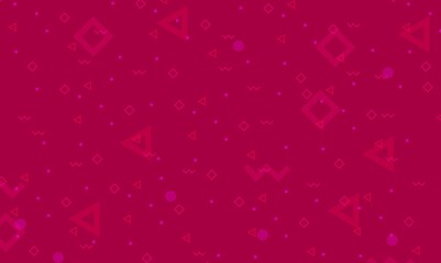 Wall Mural - Background in memphis style with trendy graphic design. Abstract form and shape overlay with blurred effect