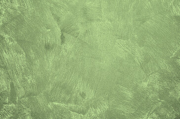 Texture of green decorative plaster or concrete.