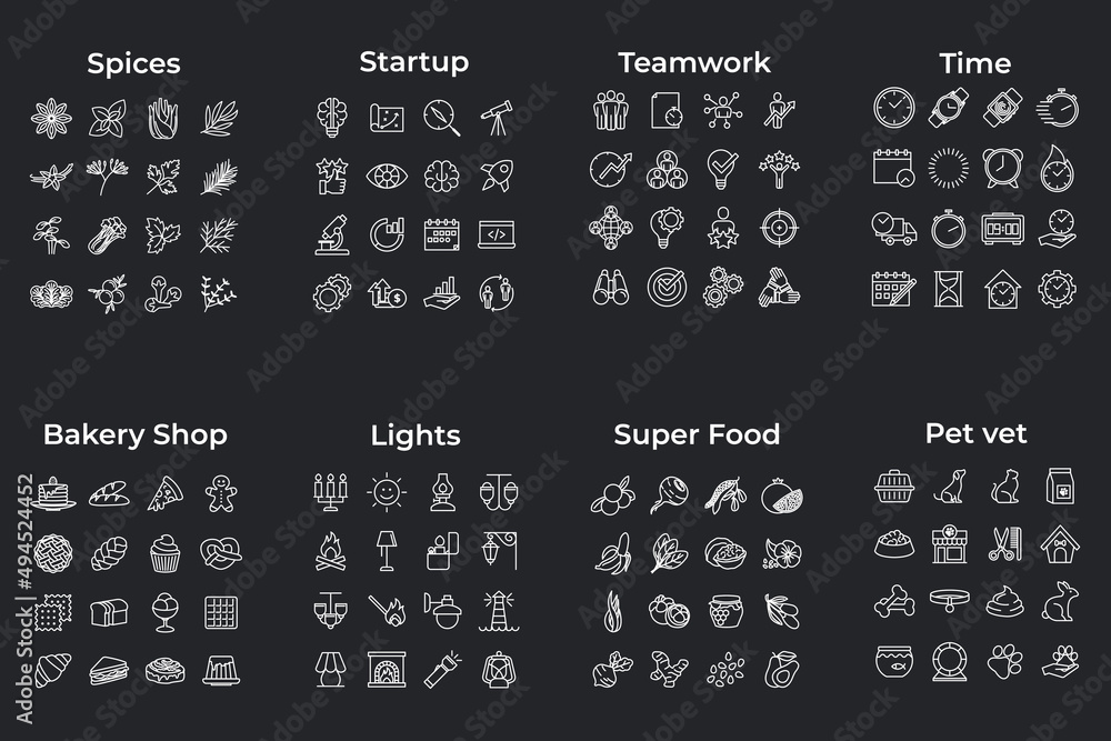 Mega Icon Set mega pack icon set symbol template for graphic and web design ...