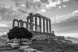 © Stefano Zaccaria - The Temple of Poseidon at Cape Sounion at sunset, over the Aegean Sea, Greece