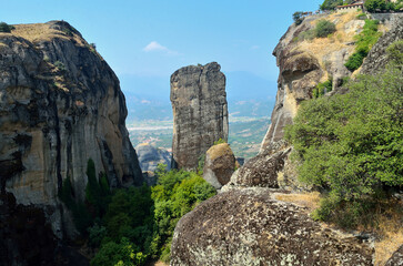 Wall Mural - Mesmerizing shot of rocky formations