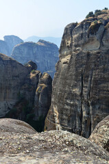 Sticker - Mesmerizing shot of rocky formations