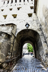 Wall Mural - The clock tower in the citadel of Sighisoara 10