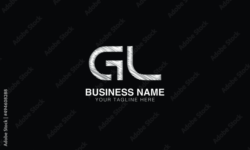 GL L gl initial logo | initial based abstract modern minimal creative logo, vector template image. luxury logotype logo, real estate homie logo. typography logo. initials logo