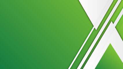 Abstract curve wavy lines pattern technology on green gradients background. Vector Illustration