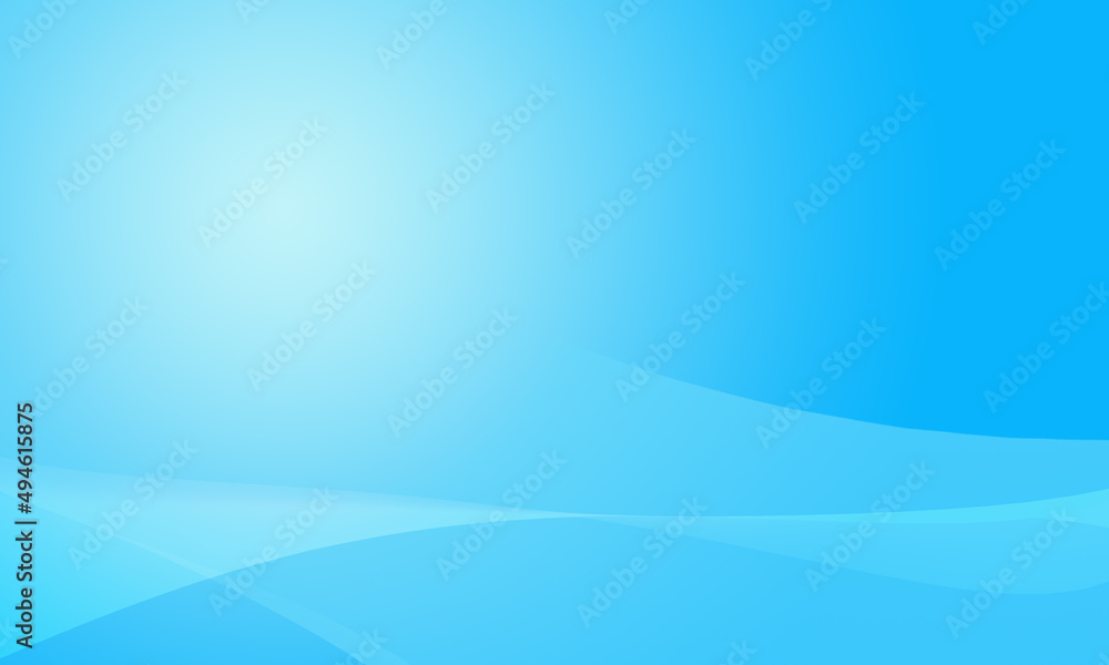 ภาพประกอบ Stock Soft light blue background with curve pattern graphics ...