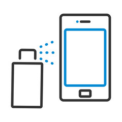 Sticker - Sanitizer Smartphone Icon