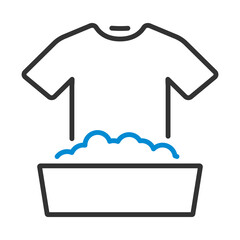 Wall Mural - Laundry Clothes Icon