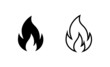 © avaicon - Fire icon vector. fire sign and symbol