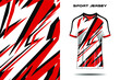 tshirt design sports design for racing cycling gaming jersey vector Premium Vector