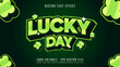 © Gethuk_Studio - Luck Day editable text effect font style